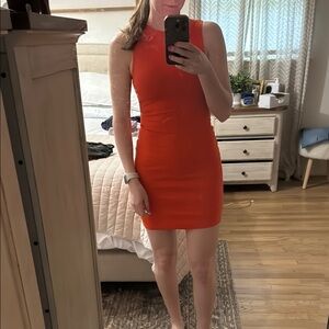 French Connection Sleeveless Orange Dress
